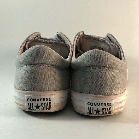 Converse all star lo womens shoes lace up sneakers gray white pink size 7 - Picture 4 of 8